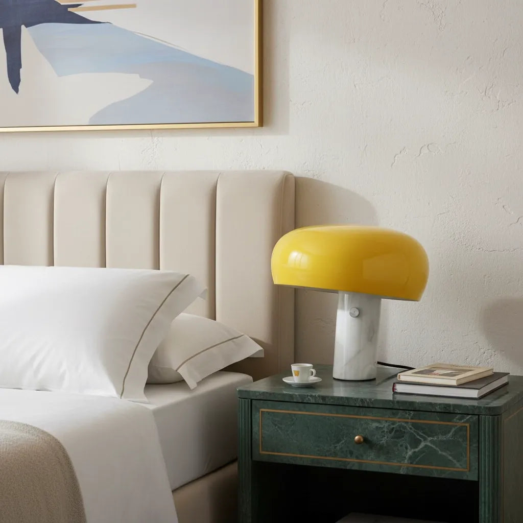 Lampe Champignon Marbre