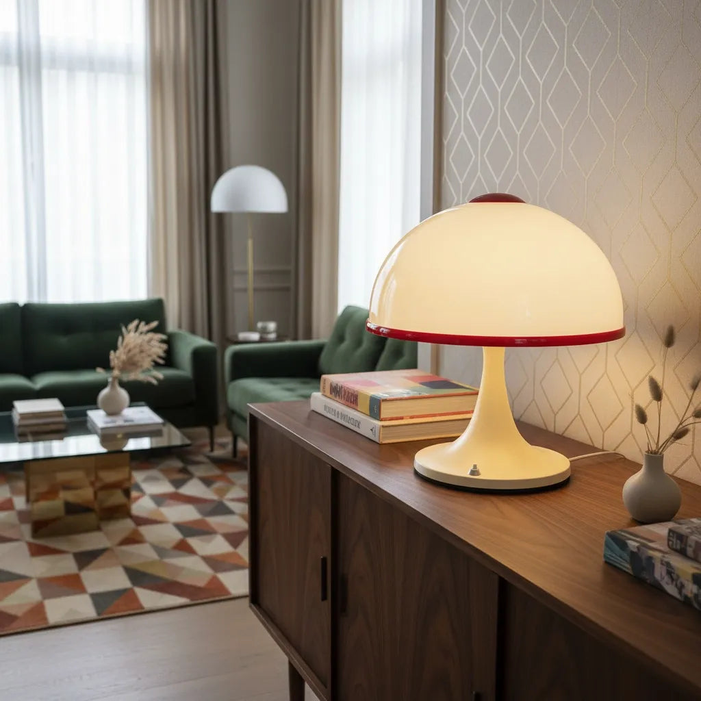 Lampe Champignon Style Vintage