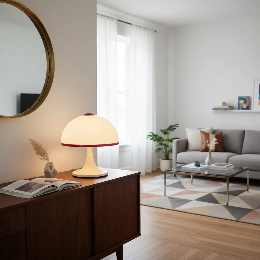 Lampe Champignon Style Vintage