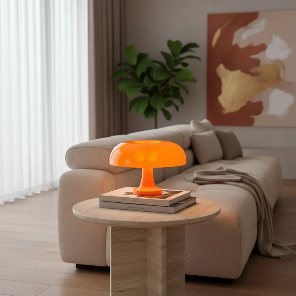 Lampe Champignon Vintage