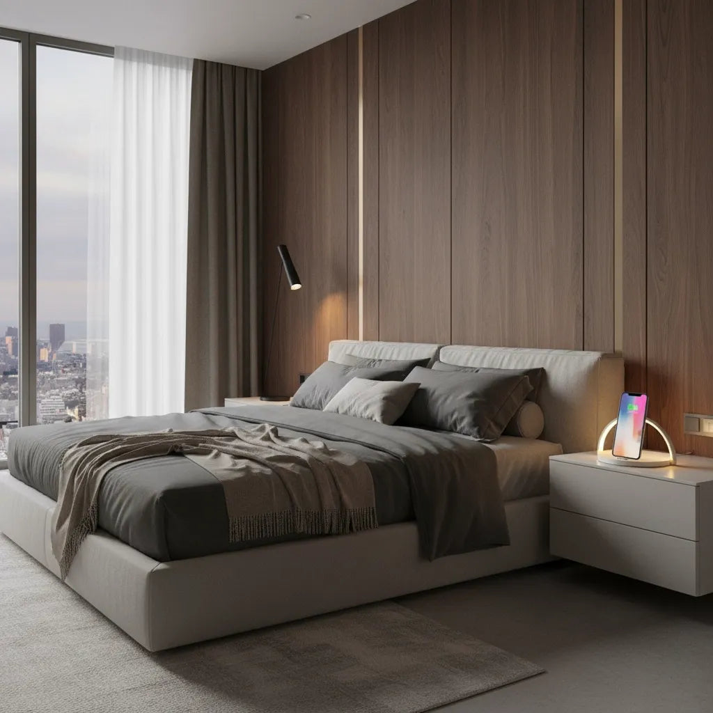 Lampe Chevet Chargeur Induction