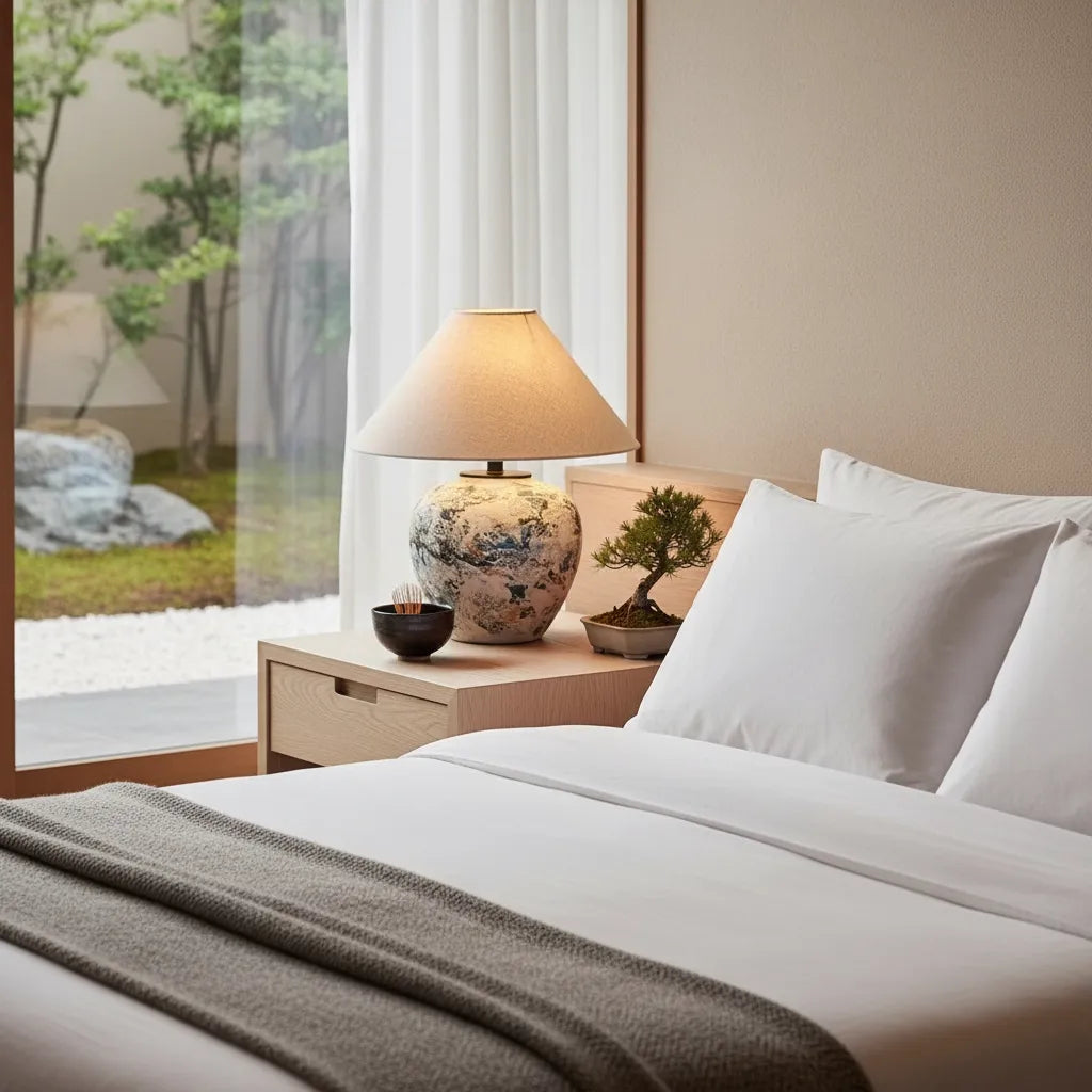 Lampe Chevet Japonaise