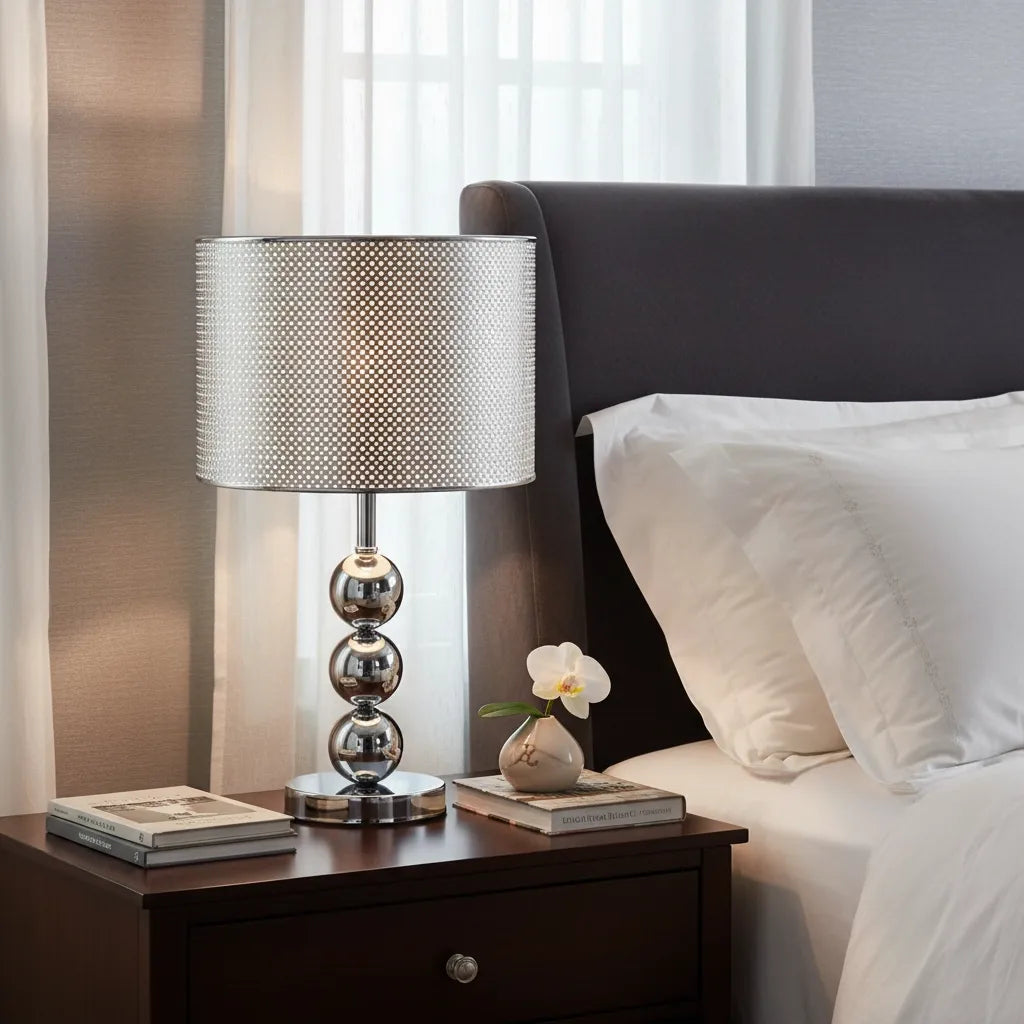 Lampe de Chevet Argent