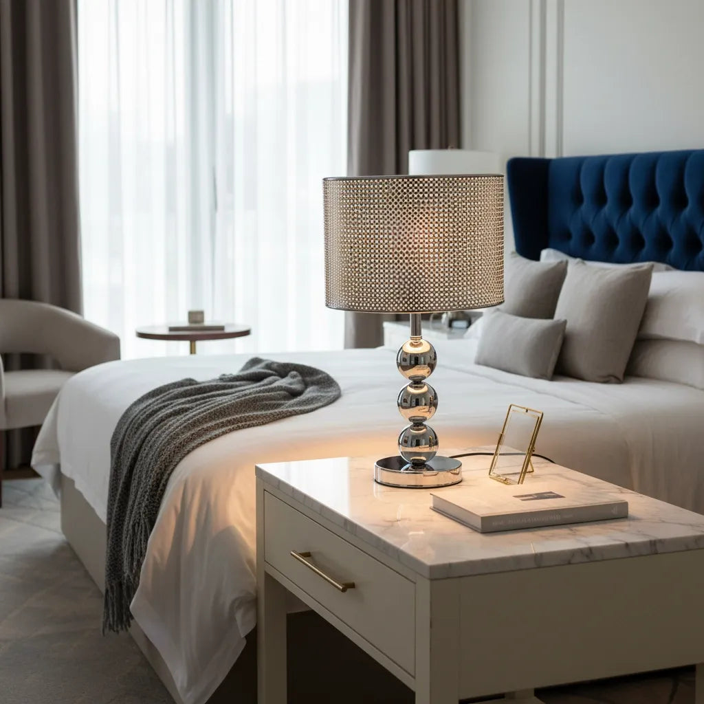 Lampe de Chevet Argent