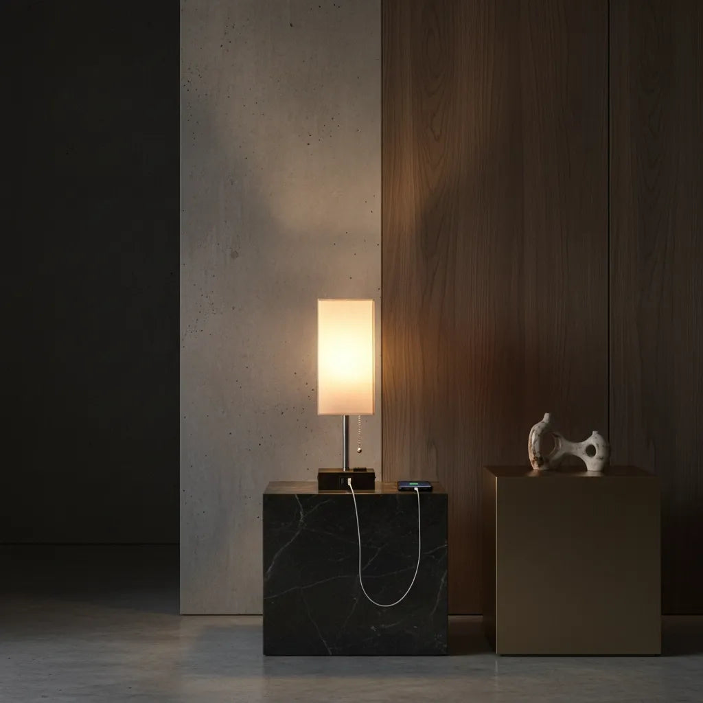 Lampe de Chevet avec Port Usb