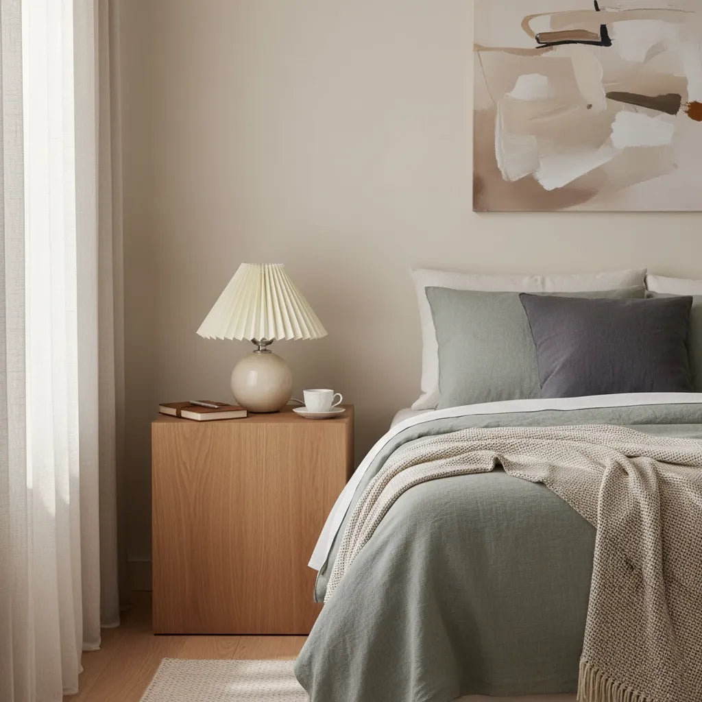 Lampe de Chevet Beige