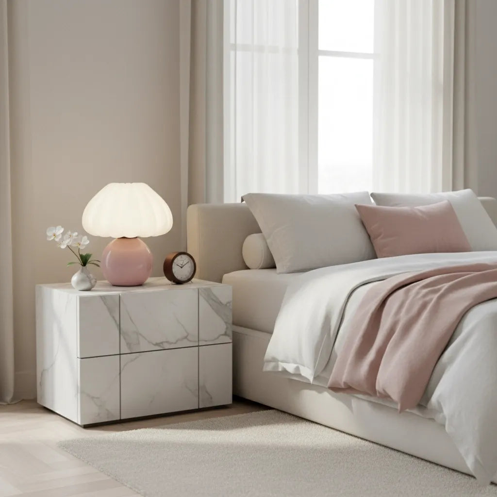 Lampe de Chevet Blanc