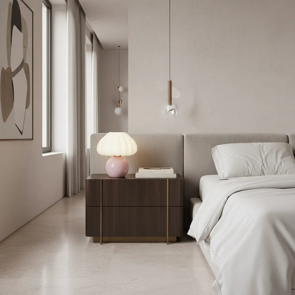 Lampe de Chevet Blanc