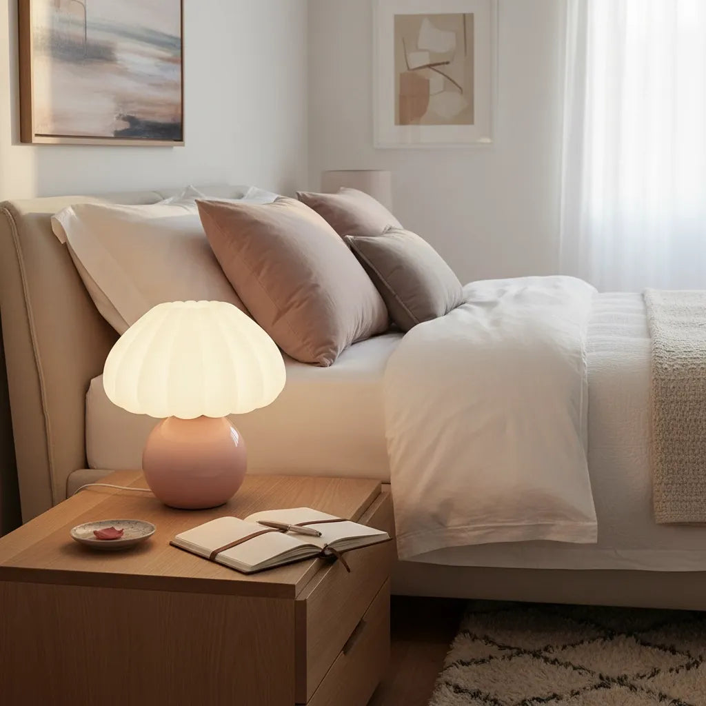 Lampe de Chevet Blanc