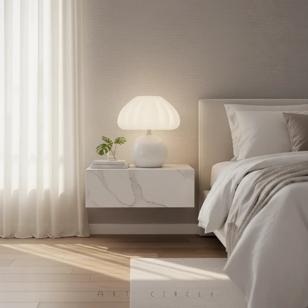 Lampe de Chevet Blanc