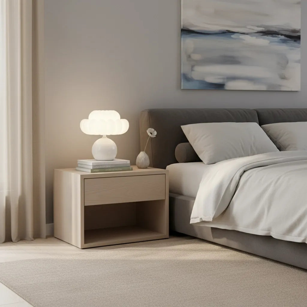 Lampe de Chevet Blanc