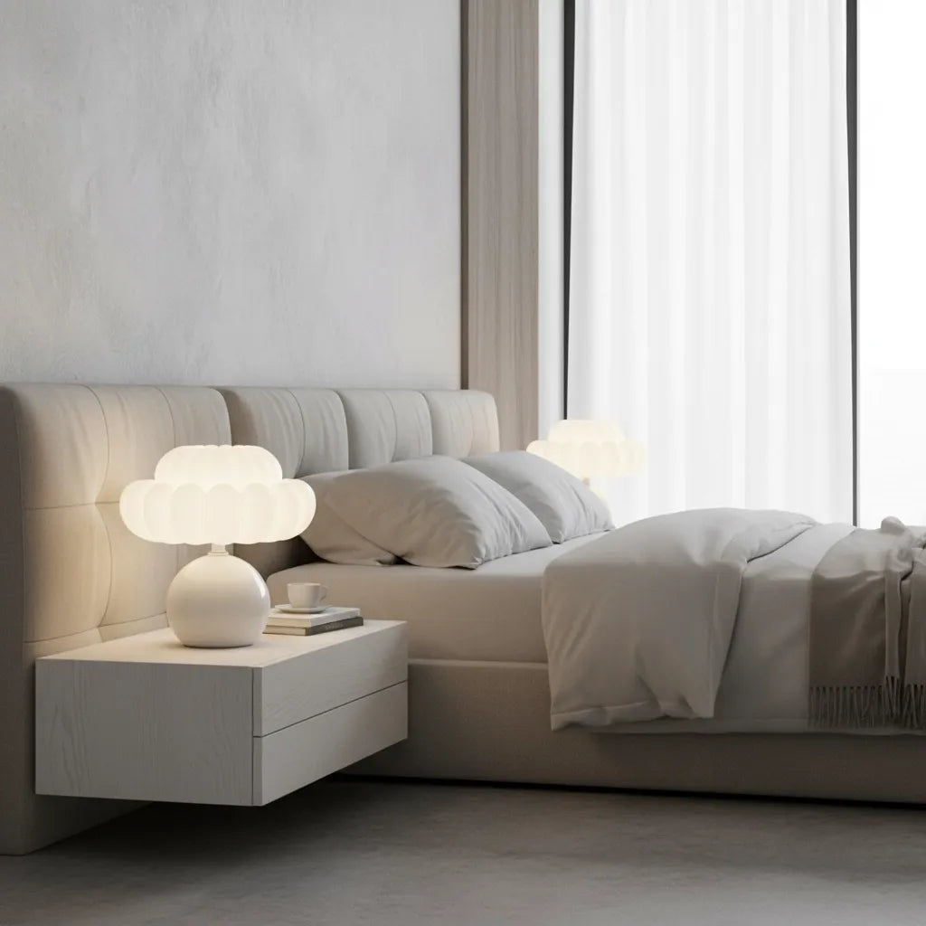 Lampe de Chevet Blanc