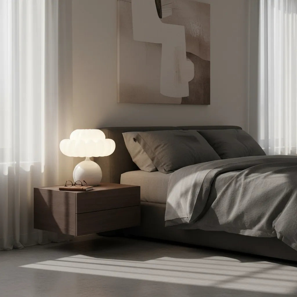 Lampe de Chevet Blanc