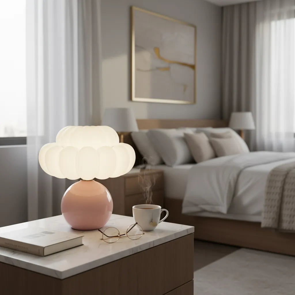 Lampe de Chevet Blanc