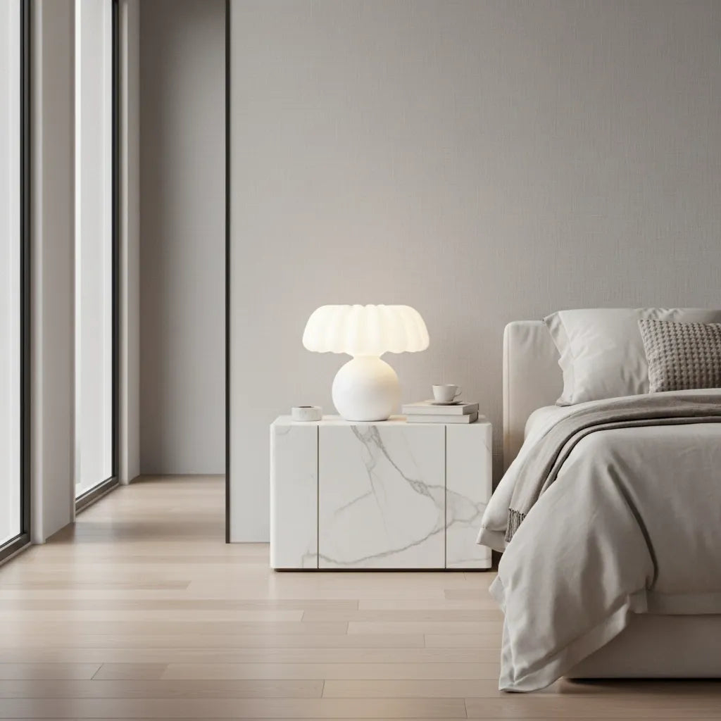 Lampe de Chevet Blanc