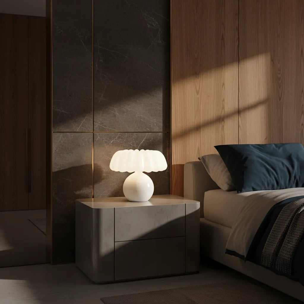 Lampe de Chevet Blanc