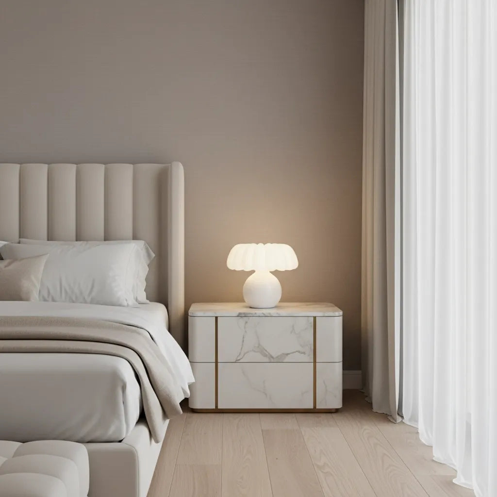 Lampe de Chevet Blanc