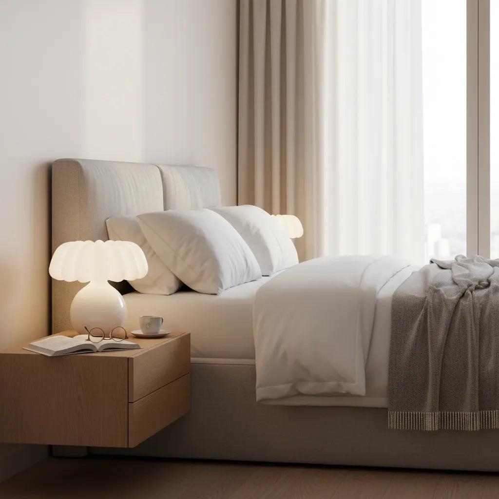 Lampe de Chevet Blanc