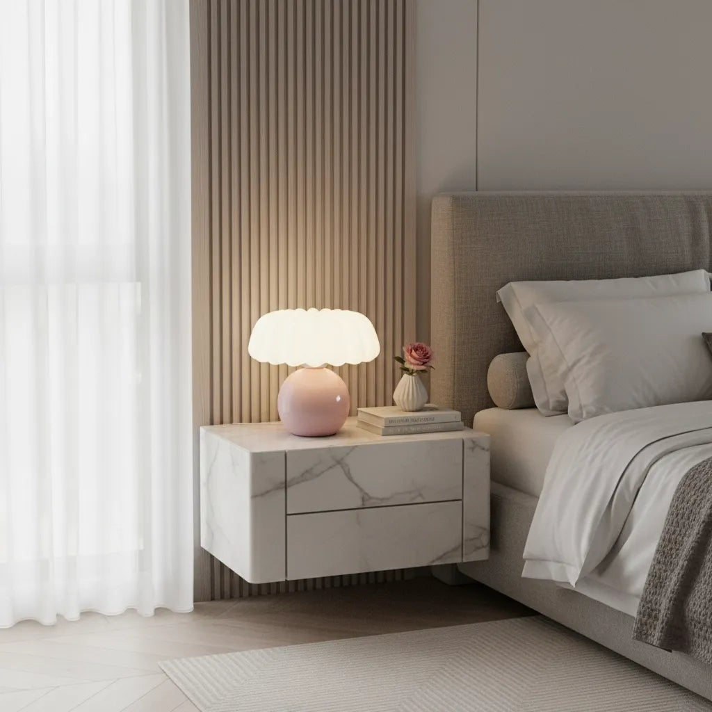 Lampe de Chevet Blanc