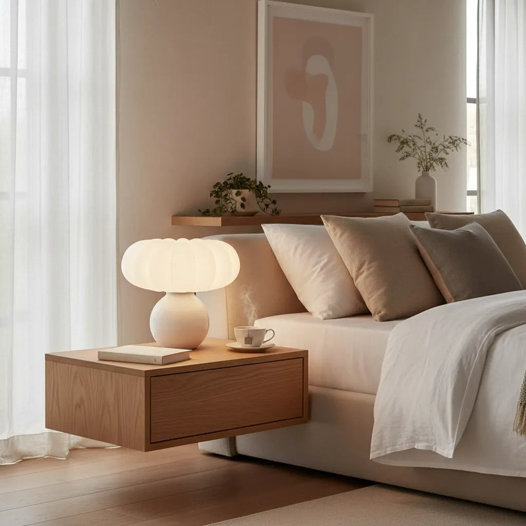 Lampe de Chevet Blanc