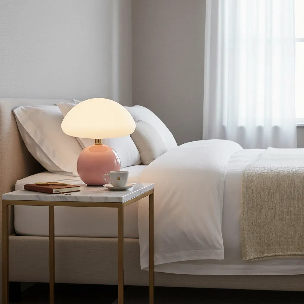 Lampe de Chevet Blanche
