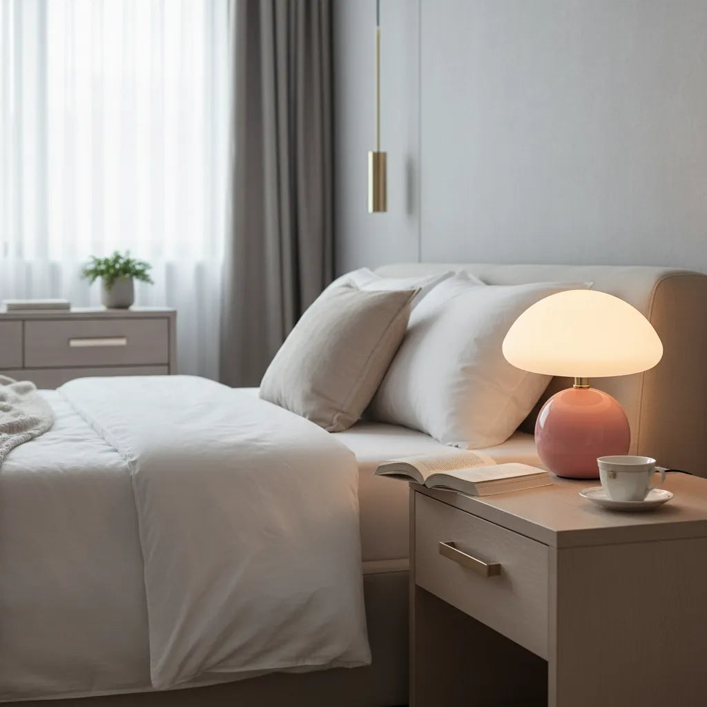 Lampe de Chevet Blanche