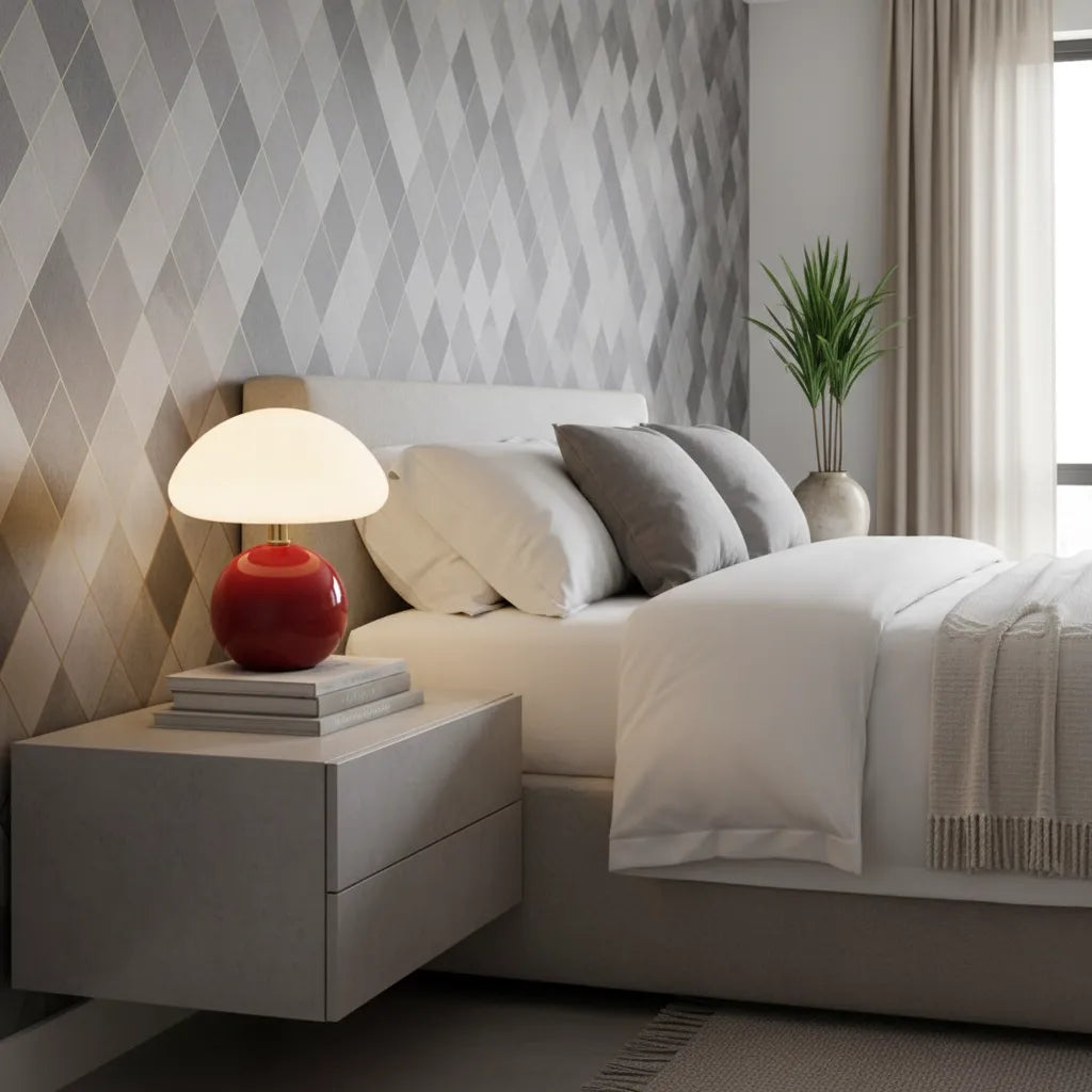 Lampe de Chevet Blanche