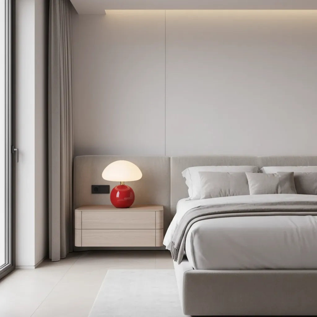 Lampe de Chevet Blanche