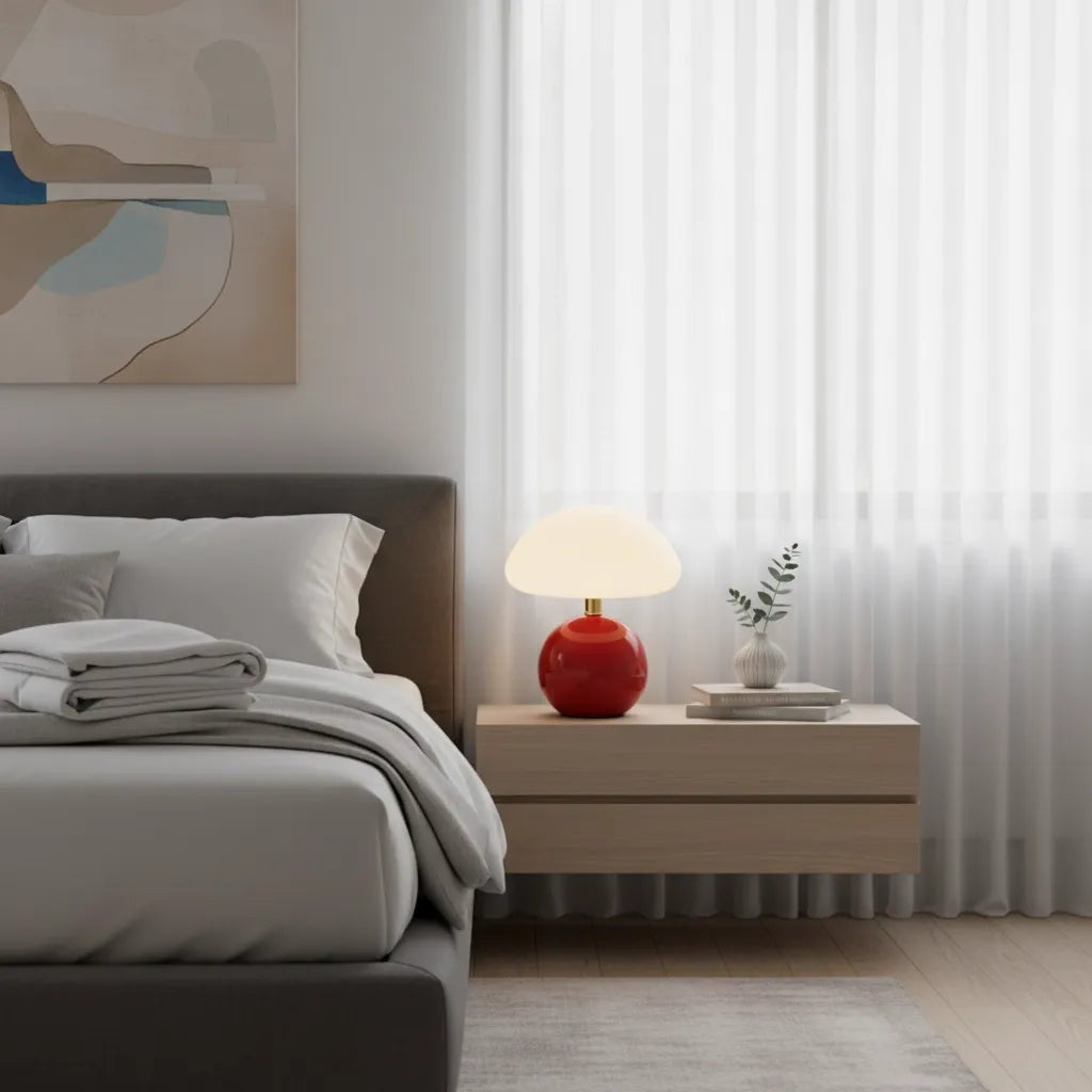 Lampe de Chevet Blanche