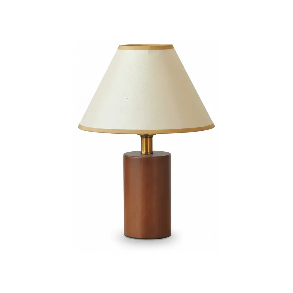 Lampe de Chevet Blanche et Bois