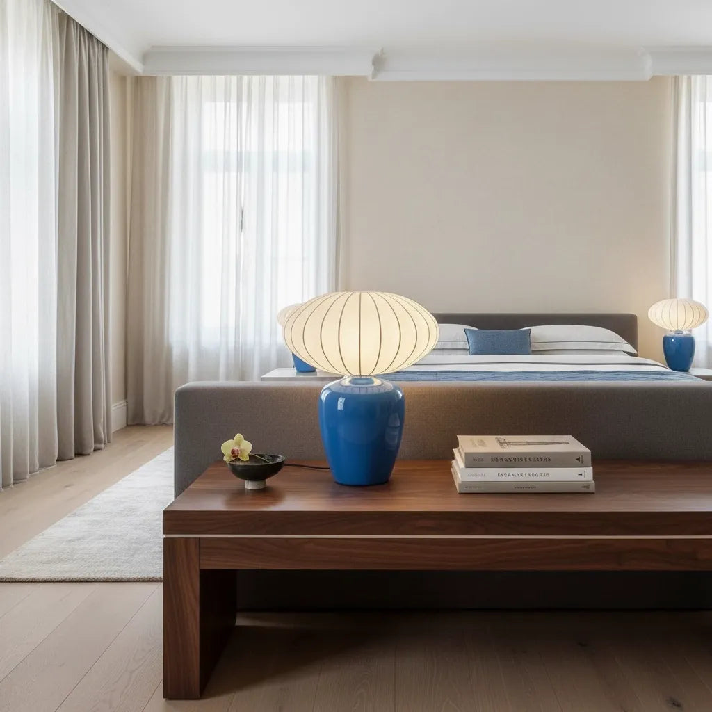 Lampe de Chevet Bleue