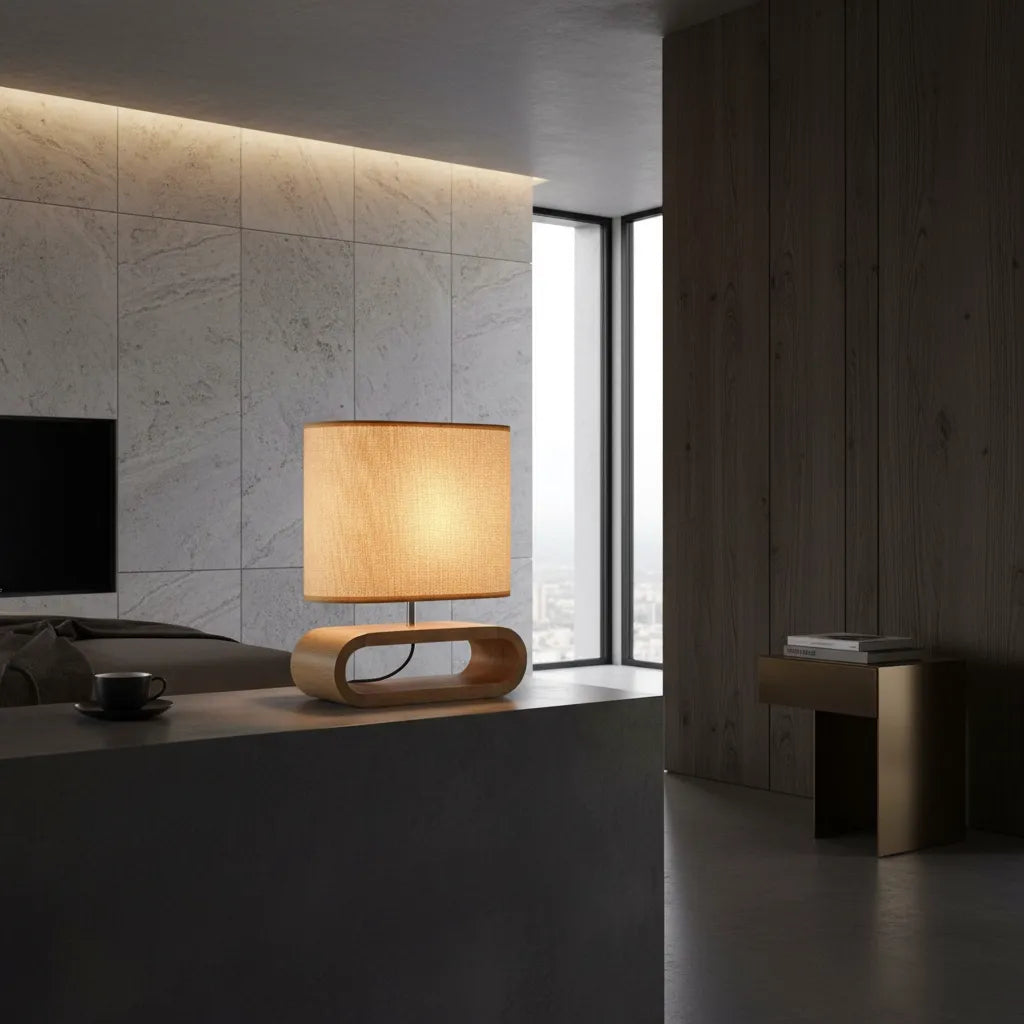 Lampe de Chevet Bois