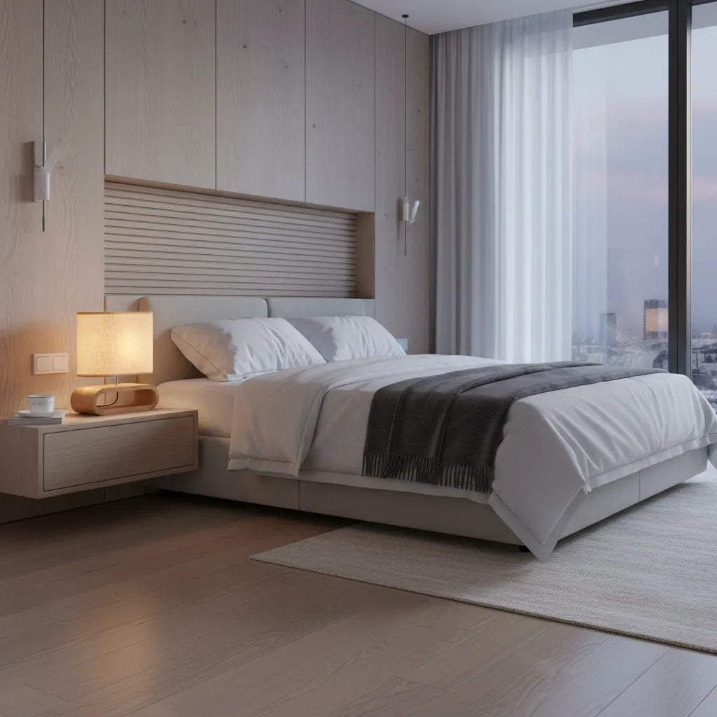 Lampe de Chevet Bois