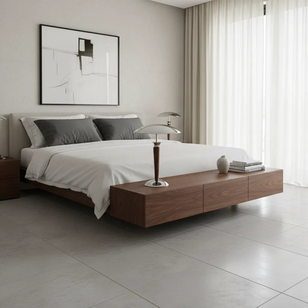 Lampe de Chevet Bois et Métal