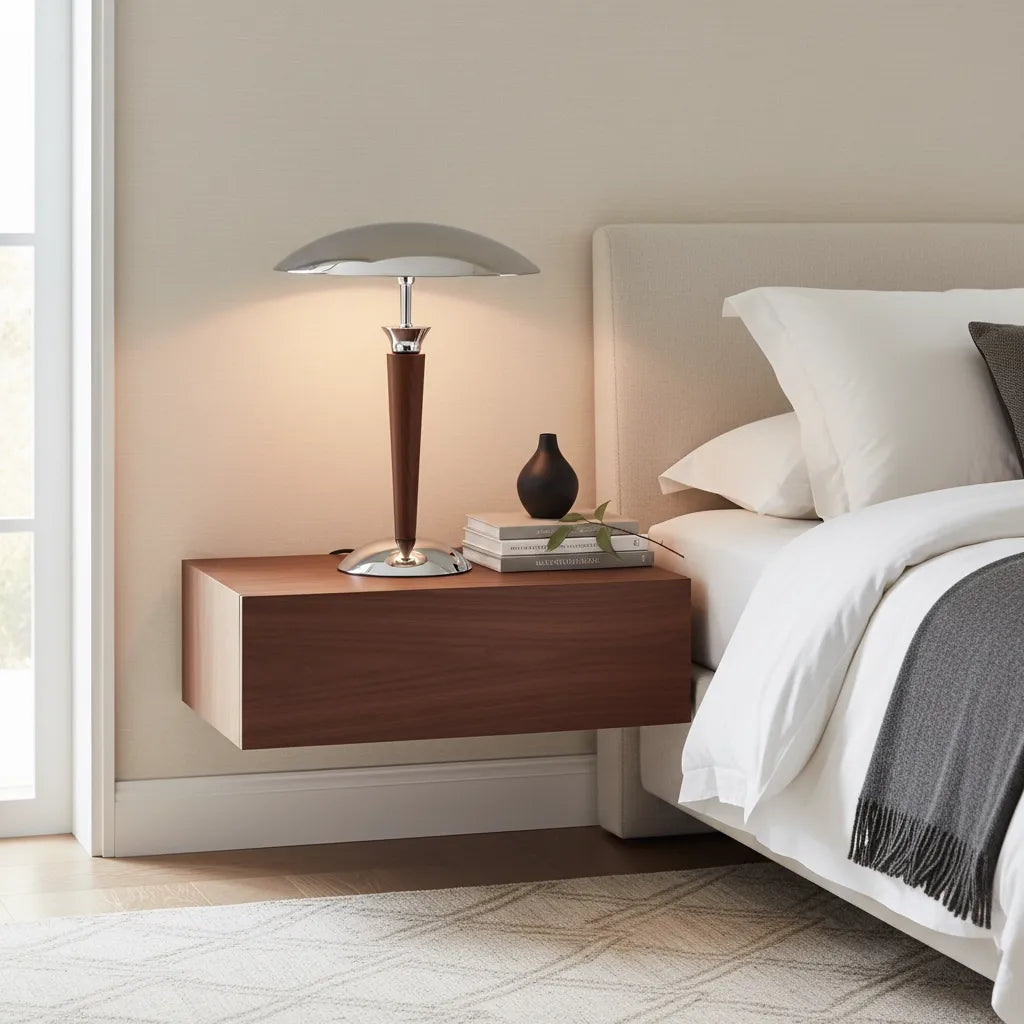 Lampe de Chevet Bois et Métal