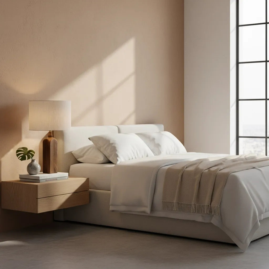 Lampe de Chevet Bois Naturel