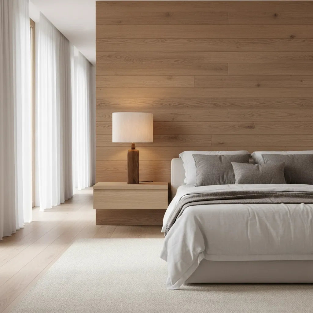 Lampe de Chevet Bois Naturel