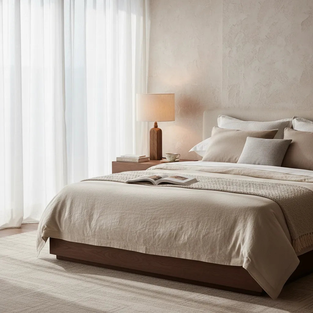 Lampe de Chevet Bois Naturel