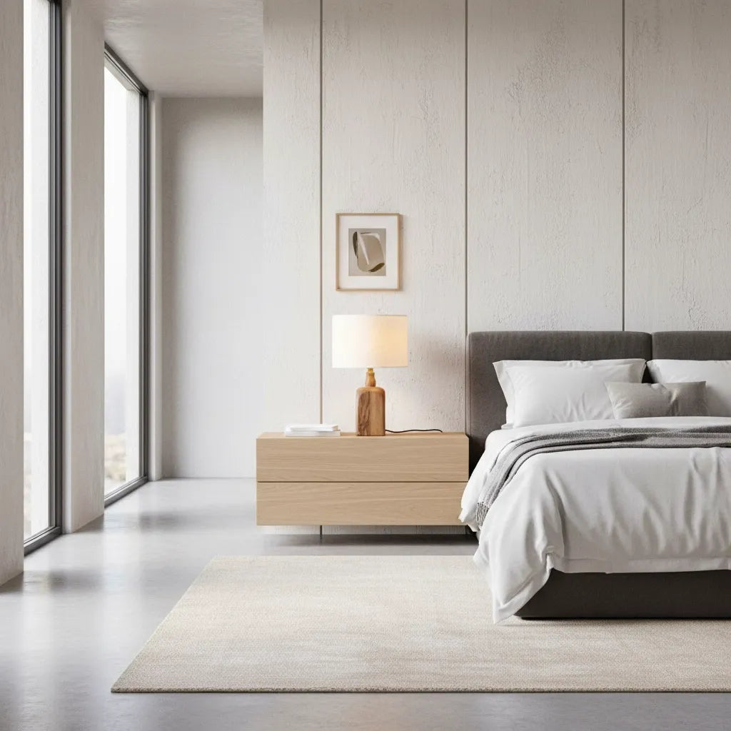 Lampe de Chevet Bois Naturel