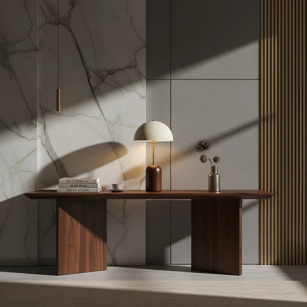 Lampe de Chevet Bois Vintage