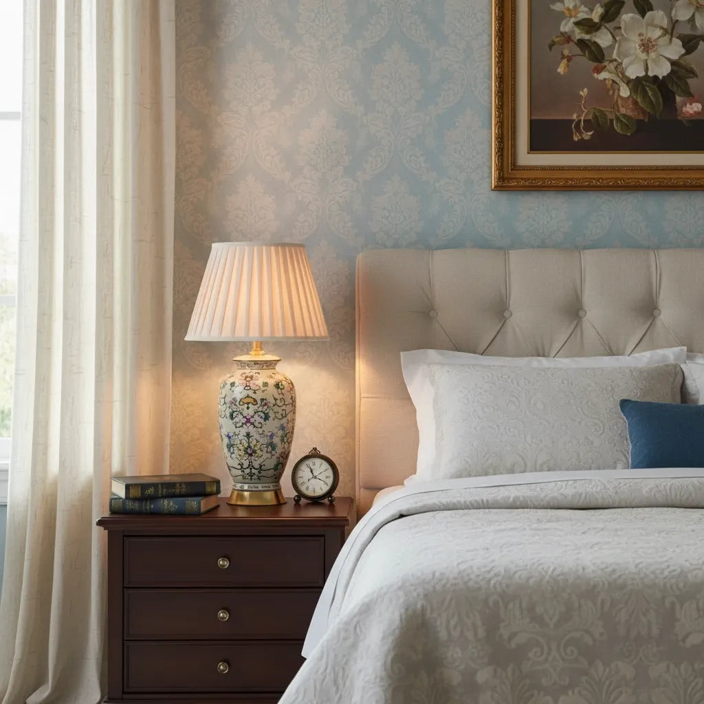 Lampe de Chevet Céramique Vintage