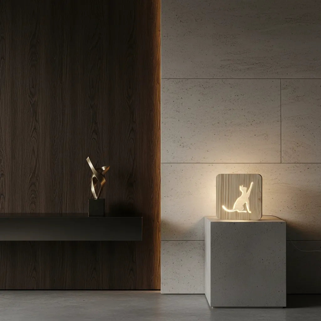 Lampe de Chevet Chat