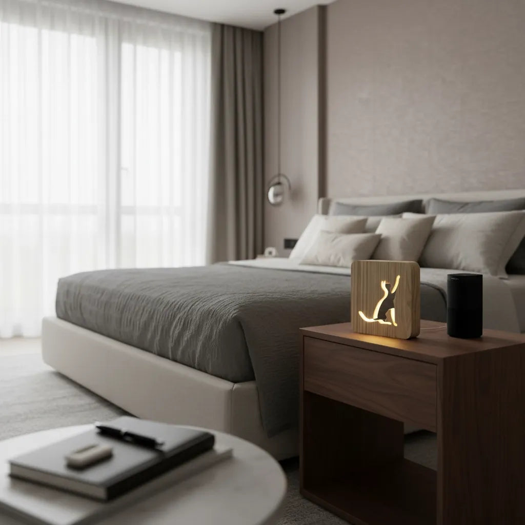 Lampe de Chevet Chat