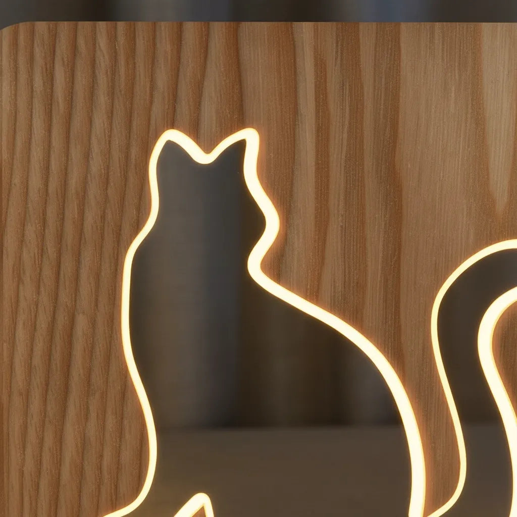 Lampe de Chevet Chat