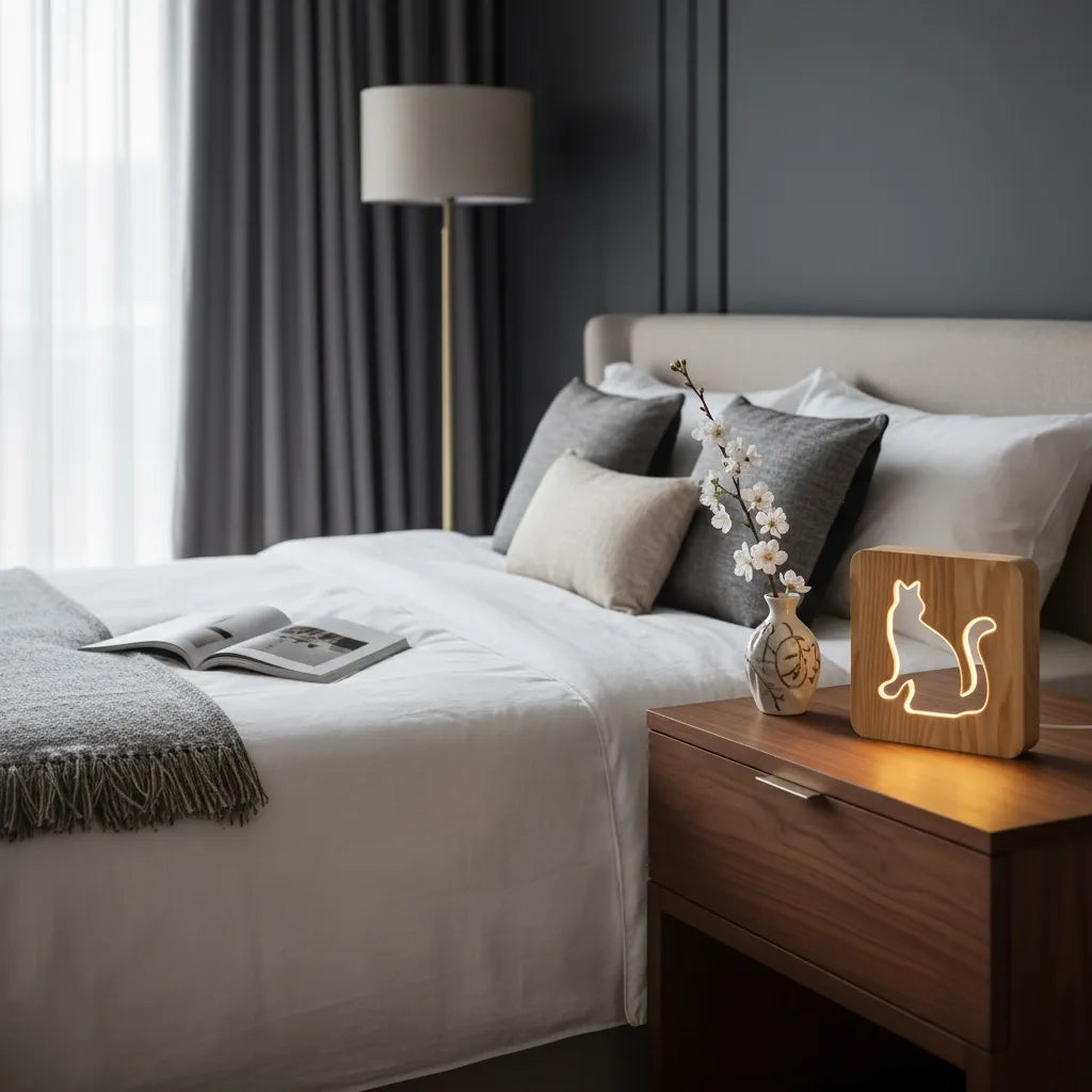 Lampe de Chevet Chat