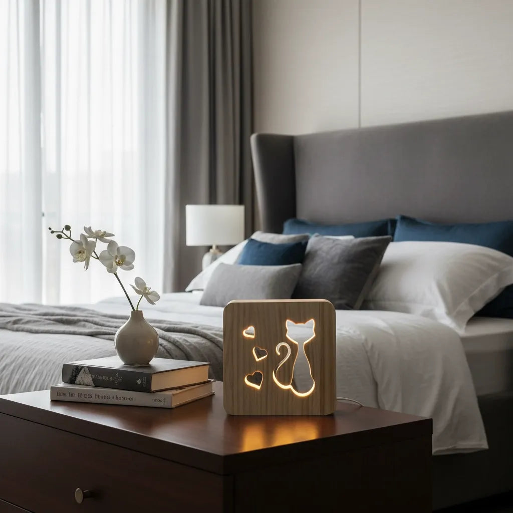 Lampe de Chevet Chat