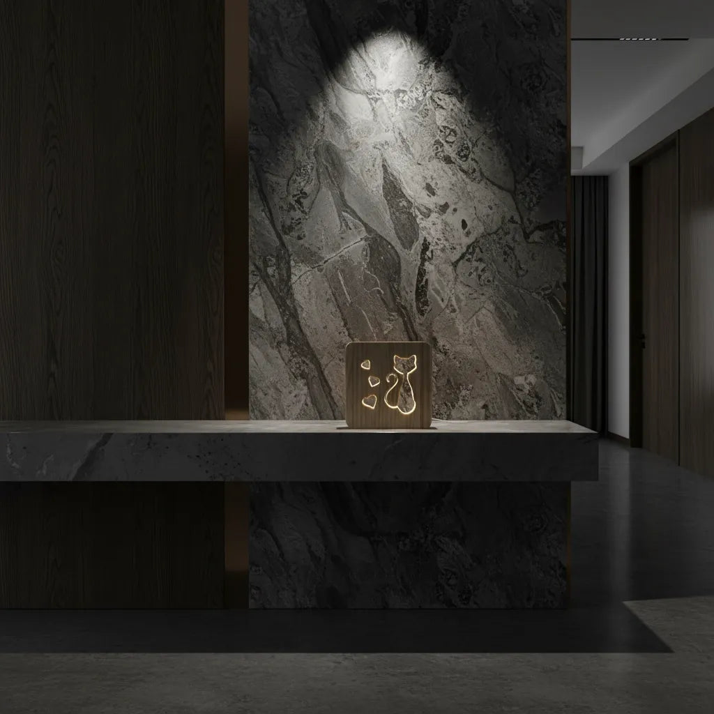 Lampe de Chevet Chat