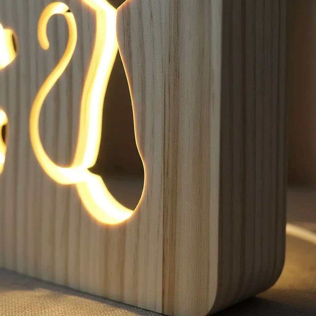 Lampe de Chevet Chat