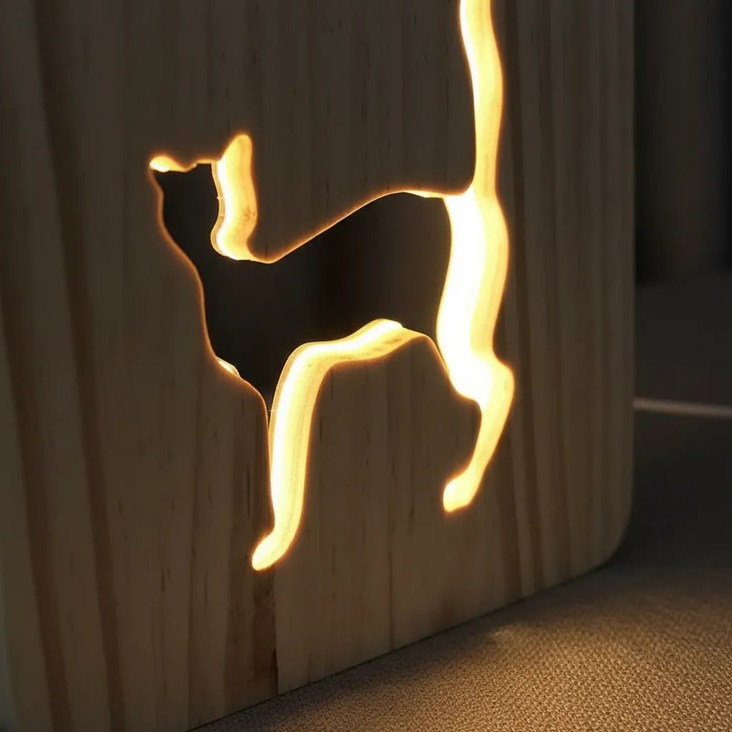 Lampe de Chevet Chat