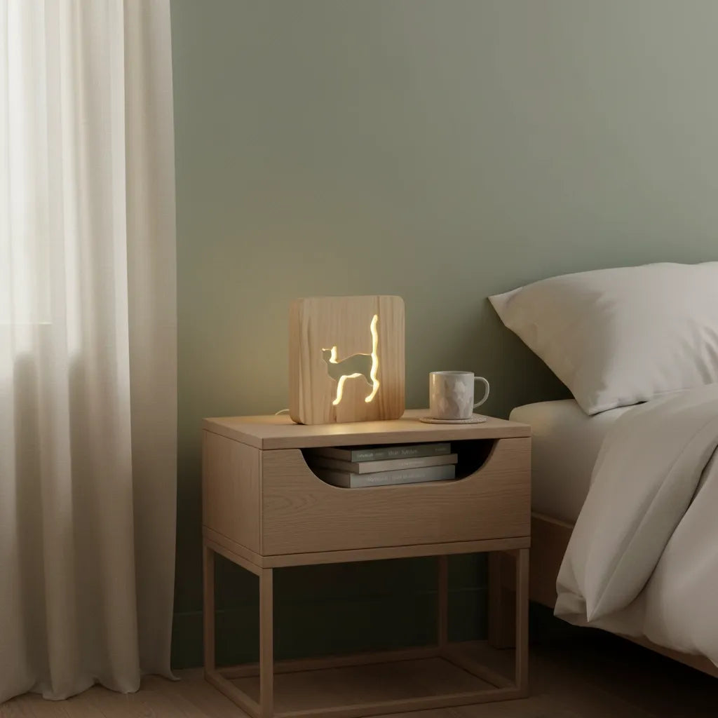 Lampe de Chevet Chat